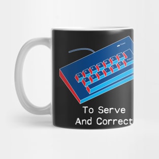Grammar Police - To Serve and Correct Mug
